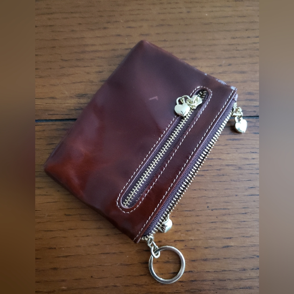 Brighton Brown Small Leather Zipper Wallet - Picture 6 of 9